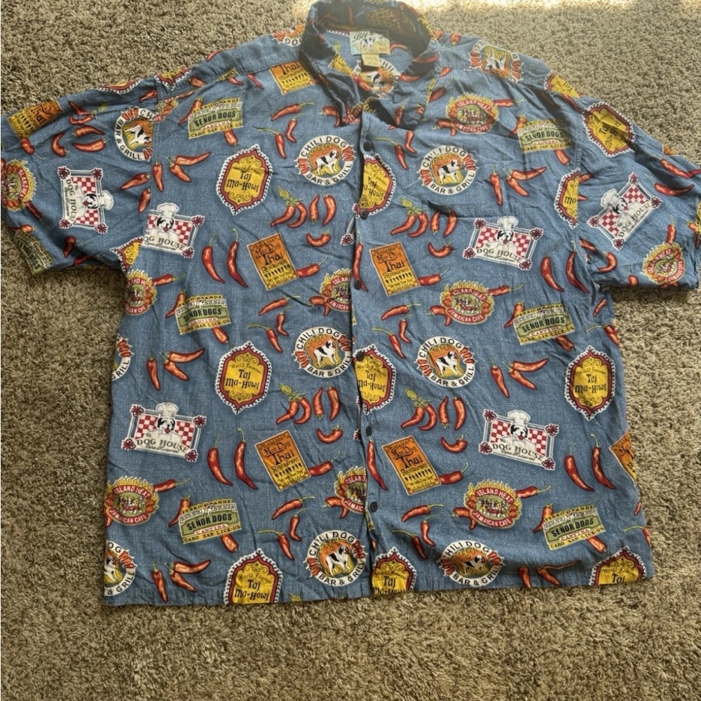 Big Dogs Blue Graphic Shirt